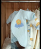 舒貝怡2件裝嬰兒衣服新生兒連體衣蝴蝶衣春秋保暖滿(mǎn)月哈衣爬服藍色 59CM 曬單實(shí)拍圖