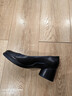 愛(ài)步（ECCO）單鞋女 一腳蹬包頭牛皮高跟鞋 雕塑奢華系列222493 黑色22249301001 35 曬單實(shí)拍圖