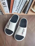 紅豆（Hodo）防臭拖鞋男士夏季2026新款室內家居厚底踩屎感耐磨eva外穿涼拖男 白橙【運動(dòng)耐磨】 41-42 【標準碼】 曬單實(shí)拍圖