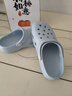 潔麗雅護士洞洞鞋女夏季2026新款涼鞋外穿防滑手術(shù)室醫護包頭涼拖鞋男夏 天空藍 38-39 【標準碼】 曬單實(shí)拍圖