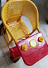 尚嬌酷嬰兒仿藤手推車(chē)藤椅寶寶輕便推車(chē)夏季八輪兒童車(chē)新款通風(fēng)易洗推車(chē) D30加靠枕 曬單實(shí)拍圖
