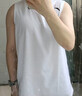 安踏運動(dòng)背心男夏季棉質(zhì)透氣無(wú)袖T恤衫青少年寬松百搭籃球服上衣 8115-3象牙白 XL /180 曬單實(shí)拍圖