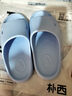 樸西小鯊魚(yú)兒童拖鞋軟底男童洗澡防滑居家室內拖鞋女童 原力藍 34-35 曬單實(shí)拍圖