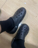 CROCS卡駱馳貝雅云彩洞洞鞋戶(hù)外老爹鞋沙灘女休閑鞋|208186 黑色-001 38 (240mm) 曬單實(shí)拍圖