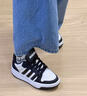 adidas ENTRAP美式校園風(fēng)運動(dòng)少年感復古籃球風(fēng)板鞋男女阿迪達斯   白色/黑色   40 曬單實(shí)拍圖