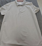 京東京造【桑蠶絲】高端polo衫男短袖男士t恤衣服男裝休閑 淺灰 XL 曬單實(shí)拍圖