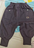 嘟嘟家[山系慢跑褲]寶寶褲子春秋兒童長(cháng)褲春季男童休閑褲女童裝 灰色120 曬單實(shí)拍圖