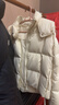 波司登（BOSIDENG）【小個子】秋冬女士商務通勤極簡風脫卸帽小短款鵝絨服羽絨服 【店長推薦】松馳暖黃3451 M 165/88A 體重約125-140斤 曬單實拍圖