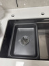 JOMOW洗菜盆5MM瀑布飛雨廚房水槽大單槽數顯304不銹鋼小米粒 75*45普通集渣款【5.0加厚】耐磨耐刮 曬單實(shí)拍圖