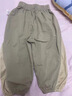 嘟嘟家兒童褲子夏裝男童防蚊褲夏季寶寶休閑長(cháng)褲女童透氣網(wǎng)眼童褲潮童裝 軍綠色 90 曬單實(shí)拍圖