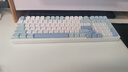 VGNV98Pro V3客制化機械鍵盤(pán)99鍵無(wú)線(xiàn)藍牙三模長(cháng)續航低延遲熱插拔電競游戲辦公 冰淇淋軸Pro 天青藍 曬單實(shí)拍圖
