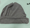 MINISO帽子女秋冬保暖包頭帽防風(fēng)睡帽男大頭圍輕薄堆堆帽保暖脖套 灰色 曬單實(shí)拍圖