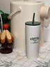 星巴克（Starbucks）杯子 復古白綠系列不銹鋼隨行水杯 經(jīng)典便攜隨行杯 男女士送禮 不銹鋼吸管杯820ml 曬單實(shí)拍圖