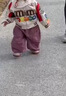 歐姆熊女童工裝褲春秋款2026新款寶寶外穿春秋季兒童褲子 玫紫色 100 曬單實(shí)拍圖