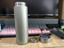 米家鈦保溫杯Ti2 茶水分離杯 純鈦大容量杯子 480ml  男女士水杯 曬單實(shí)拍圖