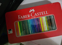 輝柏嘉（Faber-castell）彩鉛水溶性彩色鉛筆繪畫(huà)套裝畫(huà)畫(huà)工具兒童禮物100色鐵盒裝514001速寫(xiě)繪畫(huà)開(kāi)學(xué)禮物 曬單實(shí)拍圖