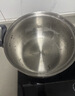 邁巴勒不銹鋼微壓蒸鍋燜煮鍋無(wú)涂層煮粥燉菜鍋26CM大容量微壓鍋灶具通用 曬單實(shí)拍圖