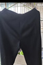 森馬（Semir）休閑褲女純色松緊腰束腳衛褲女士潮流簡(jiǎn)約風(fēng)秋季拼接長(cháng)褲顯瘦 黑色90001 M 曬單實(shí)拍圖
