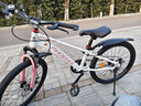 鳳凰官方旗艦店兒童自行車(chē)男女變速青少年學(xué)生山地車(chē)碟剎賽車(chē) 星際 粉白【單速】輻條輪 22寸【適合130-170cm】 曬單實(shí)拍圖