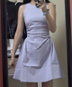 UR春季新款女摩登氣質(zhì)褶皺收腰顯瘦無(wú)袖連衣裙UYY750030 淡紫 S 曬單實(shí)拍圖