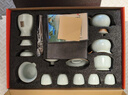 京東京造 茶具整套 功夫茶具套裝帶茶盤(pán)茶壺茶杯 天青汝窯西施壺 16件 曬單實(shí)拍圖