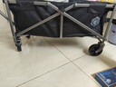 京東京造 戶(hù)外露營(yíng)車(chē)折疊推車(chē)營(yíng)地車(chē)野餐擺攤裝備買(mǎi)菜小拉車(chē)拖車(chē)石墨黑 曬單實(shí)拍圖