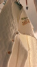 愛(ài)貝迪拉（AIBEDILA）嬰兒衣服夾棉早秋幼小月齡外出服冬季薄棉睡衣保暖套裝寶寶連體衣 米杏熊【三層夾棉 保暖鎖溫】 80cm （建議19-23斤） 曬單實(shí)拍圖