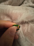 蘇小冉翡翠A貨陽(yáng)綠小米珠顯白戒指DIY搭配18K金鑲綠蛋面轉運珠女款禮物 3mm翡翠戒指（告訴客服圈號） 曬單實(shí)拍圖