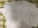 京東京造10A抗菌男士t恤短袖男女同款衣服男裝春夏新款圓領(lǐng)打底內搭白2XL 曬單實(shí)拍圖
