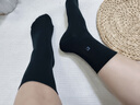 皮爾卡丹襪子男士夏季100%純棉抗菌防臭薄款休閑運動(dòng)耐磨全棉商務(wù)中筒襪 曬單實(shí)拍圖