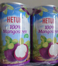 HETUN山竹汁NFC非濃縮100%越南進(jìn)口無(wú)蔗糖330ml*12罐天然果汁送禮禮盒 曬單實(shí)拍圖