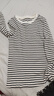 百圖betu女裝春季新款T恤圓領(lǐng)經(jīng)典條紋簡(jiǎn)約百搭T恤女2501T20 黑白條 L （黑白條預售04/26發(fā)貨） 曬單實(shí)拍圖