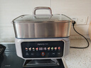 九陽(yáng)（Joyoung）電蒸鍋燉蒸煮一體3層18.5L大容量304不銹鋼蒸屜電煮鍋電火鍋多功能3-6人家用可預約大功率電熱鍋 18.5L 【全鋼蒸籠+36S出蒸汽】2層蒸籠+煮鍋 曬單實(shí)拍圖