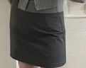 浪莎西裝包臀半身裙女2026春季新款高腰顯瘦修身通勤高級感a字短裙 曬單實(shí)拍圖