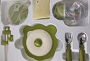 babycare兒童餐具新生兒禮盒高檔幼兒園寶寶禮物注水保溫輔食碗吃飯7件套 曬單實(shí)拍圖