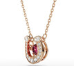 施華洛世奇（SWAROVSKI）SYMBOLICA新品施家“紅”運馬蹄項鏈女生日禮物【獨家限定禮盒】 曬單實(shí)拍圖