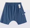 巴拉巴拉童裝寶寶褲子新生兒嬰兒褲子男童休閑褲女童短褲夏季時(shí)尚 【萌趣造型】藍色調 90 曬單實(shí)拍圖