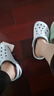 卡駱馳（CROCS）貝雅洞洞鞋男鞋女鞋輕便耐磨一腳蹬拖鞋休閑鞋百搭花園鞋|10126 礦物質(zhì)藍-4JQ 36 /37(220mm) 曬單實(shí)拍圖