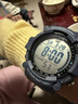 卡西歐（CASIO）時(shí)尚運動(dòng)防水學(xué)生戶(hù)外防摔運動(dòng)電子表男表 AE-1500WHX-1AVDF 黑色 曬單實(shí)拍圖
