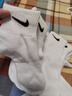 耐克（NIKE）襪子男女春季中筒籃球襪加厚長(cháng)筒運動(dòng)襪毛巾底吸汗防臭 四季款【全白】中筒 3雙 L【42-46碼】 曬單實(shí)拍圖