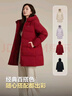 波司登冬羽絨服女士寬松中長(cháng)款休閑加厚連帽百搭外套B250245124 曬單實(shí)拍圖