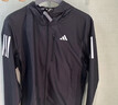adidas防風(fēng)跑步運動(dòng)修身連帽夾克外套男裝秋季阿迪達斯 黑色   L 曬單實(shí)拍圖