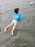 JCZS德國品牌嬰幼兒童救生衣寶寶游泳裝備浮力水袖背漂游泳衣男女童手 恐龍(適合20-50斤)免充氣/可調節 曬單實(shí)拍圖