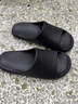 樸西男士四季抗菌室內浴室洗澡防滑居家情侶涼拖女 黑色 44-45 曬單實(shí)拍圖