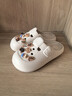 利達妮（TZLDN）eva洞洞鞋女士外穿防滑夏季防臭踩屎感家居家用沙灘涼鞋包頭拖鞋 小熊基地(12個(gè)) 38-39 【標準碼】 曬單實(shí)拍圖