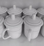 陶相惠茶杯辦公陶瓷杯會(huì )議杯帶蓋10只裝商務(wù)會(huì )議開(kāi)會(huì )杯子水杯套裝350ml 曬單實(shí)拍圖
