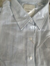 優(yōu)衣庫合作款/女裝男裝牛津紡箱型條紋襯衫/長(cháng)袖襯衣485265 60 淺藍色(條紋款) M 曬單實(shí)拍圖