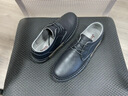 Jeep吉普男鞋春季休閑皮鞋男新品軟底真牛皮英倫商務(wù)正裝鞋潮流休閑鞋 黑色【標準皮鞋碼】 41 曬單實(shí)拍圖