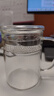 泥也茶杯玻璃杯月牙泡茶杯玻璃水杯綠茶過(guò)濾月牙杯辦公專(zhuān)用男喝茶杯子 曬單實(shí)拍圖