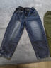 左西男童牛仔褲兒童褲子春裝2026新款男孩春裝中大童長(cháng)褲 牛仔色 140 曬單實(shí)拍圖